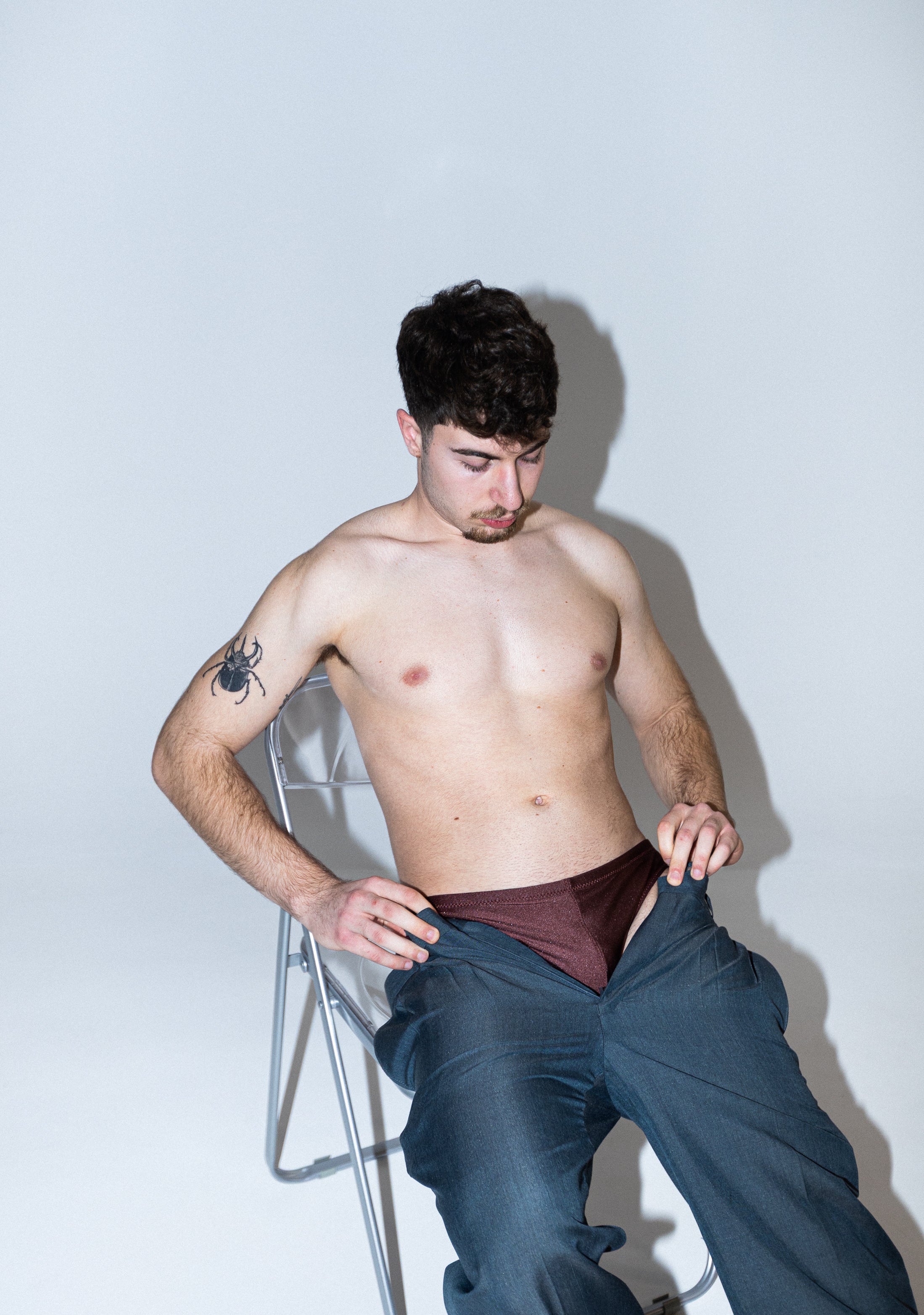 Espresso Brown Swim Brief – Second Skin Comfort