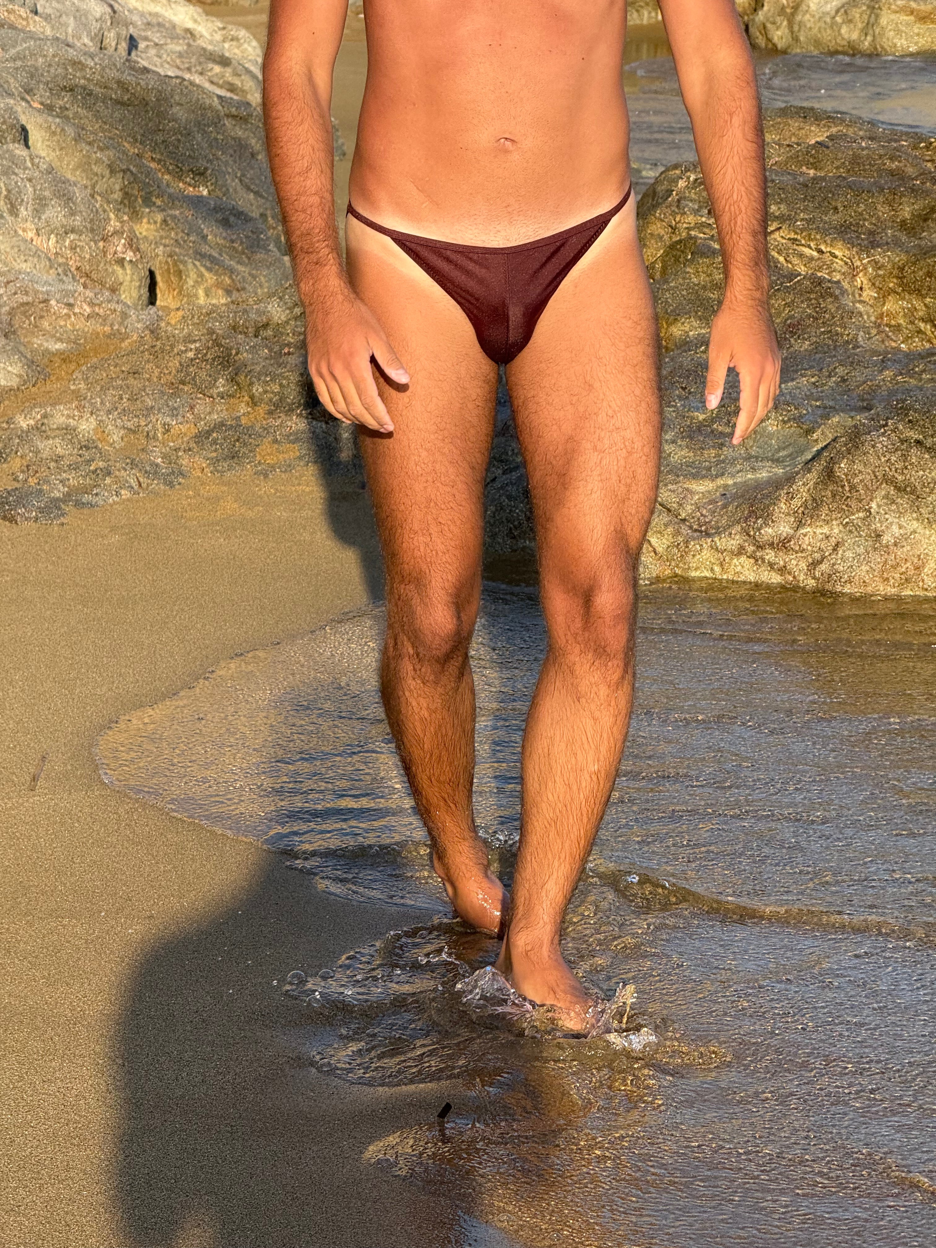 Espresso Brown Core Swim Brief – The Edge