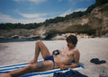 Navy Blue Core Swim Brief – The Edge