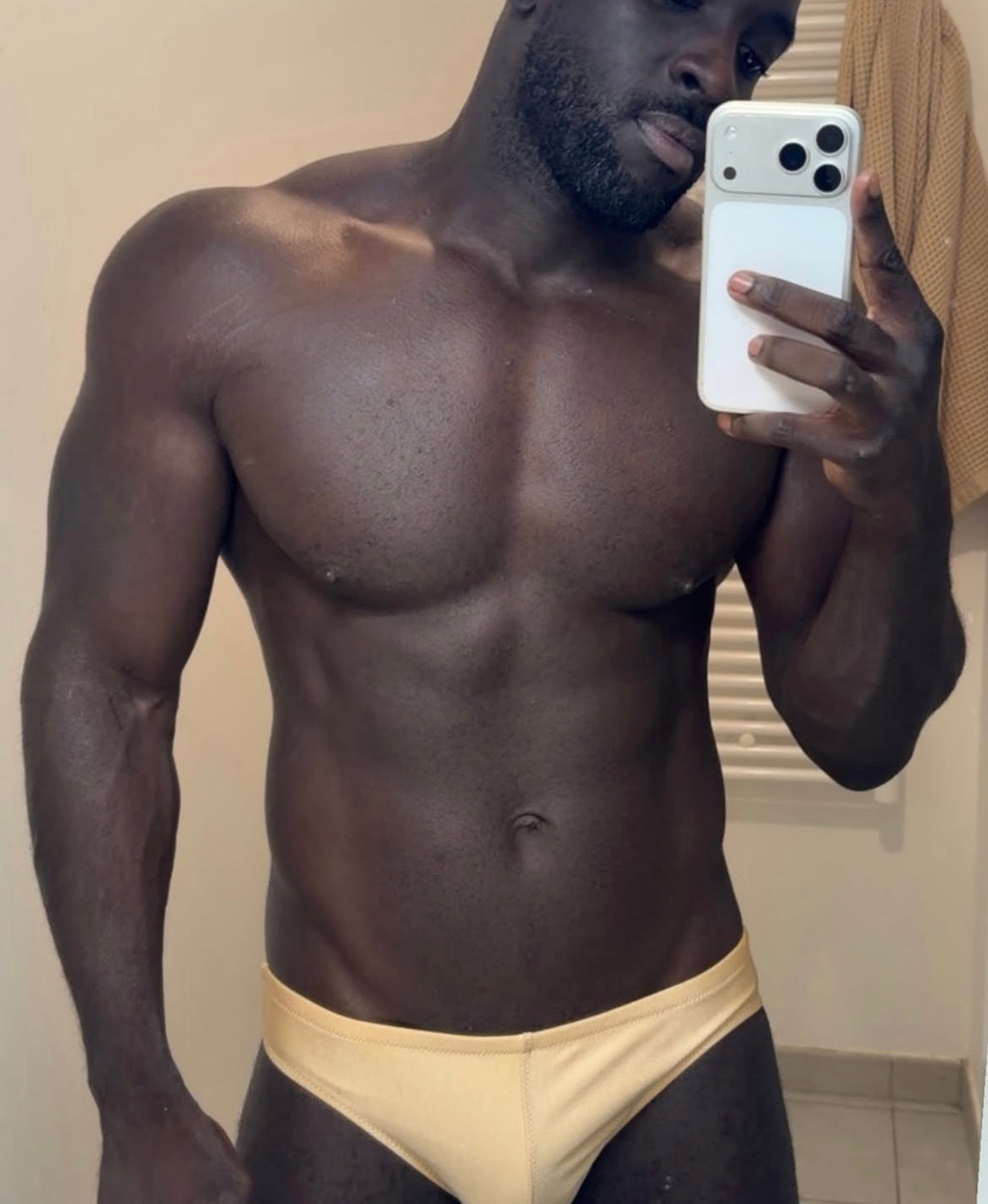 Peach Dust Swim Brief – Second Skin Fit