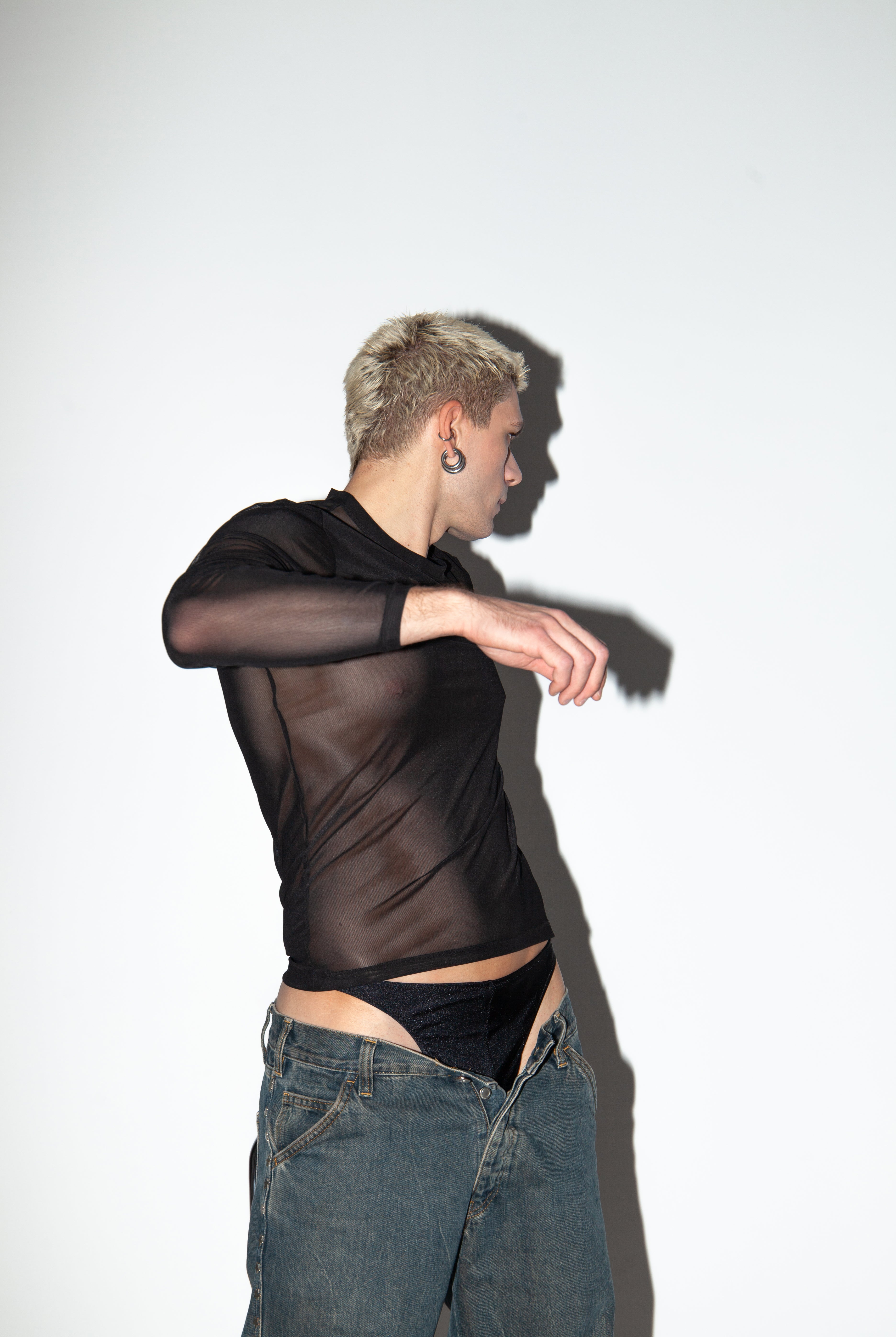 Black Swim Thong – The Core Fit