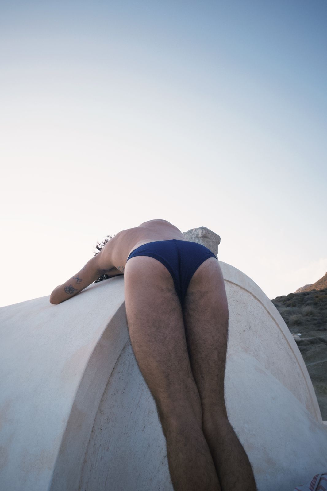Navy Blue Core Swim Brief – The Edge