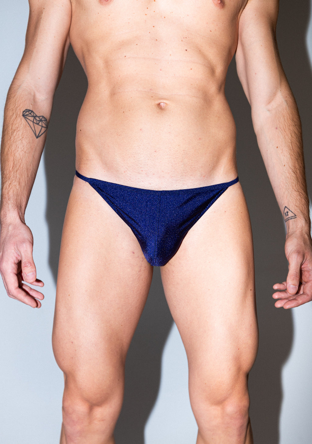 Navy Blue Core Swim Brief – The Edge