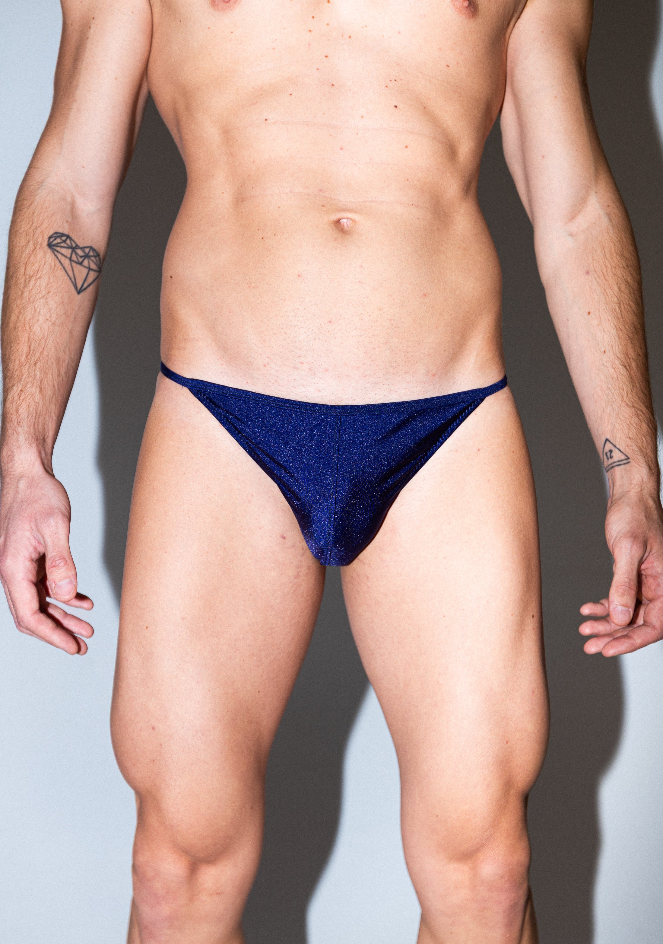 Navy Blue Core Swim Brief – The Edge